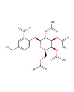 Astatech (2R,3S,4S,5R,6S)-2-(ACETOXYMETHYL)-6-(4-(HYDROXYMETHYL)-2-NITROPHENOXY)TETRAHYDRO-2H-PYRAN-3,4,5-TRIYL TRIACETATE; 1G; Purity 98%; MDL-MFCD31